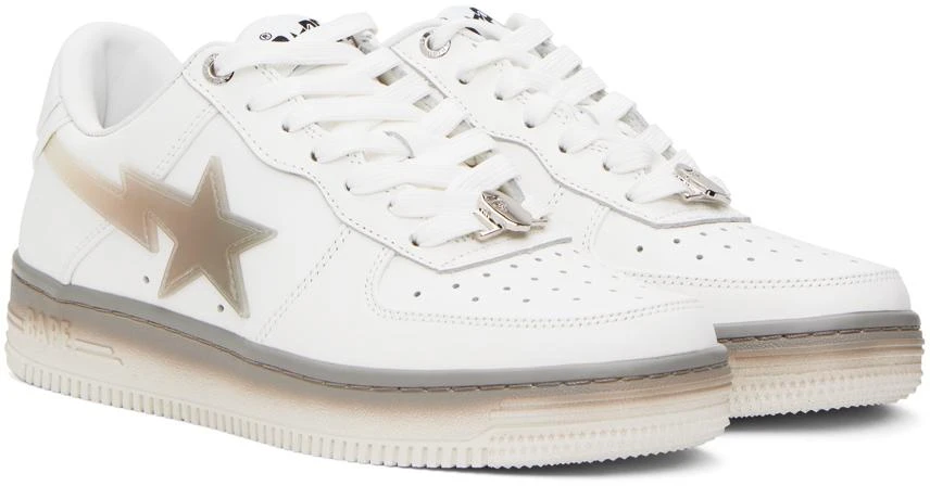Bape White Sta #5 Sneakers 4