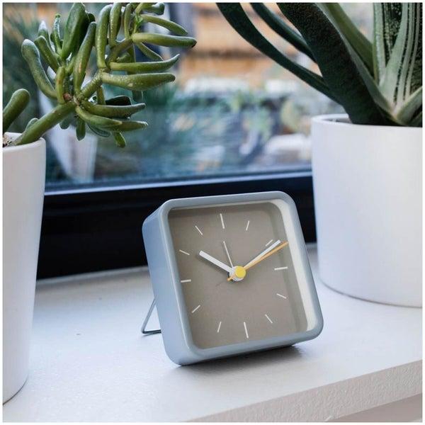 Kikkerland Alarm Clock With Stand - Grey