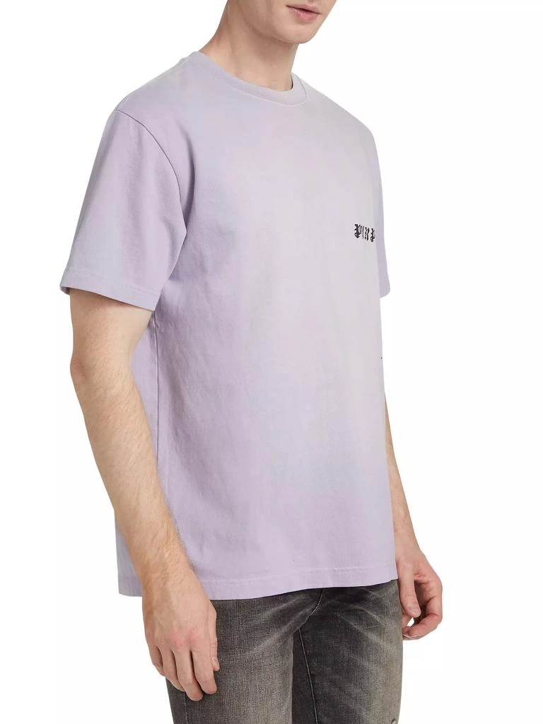 Purple Brand Logo 'P' Crewneck T-Shirt 4