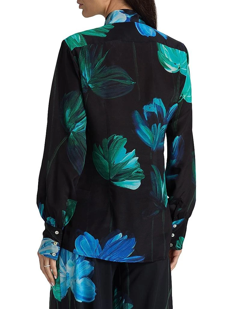 Chiara Boni Reni Silk Printed Chiffon Blouse 5