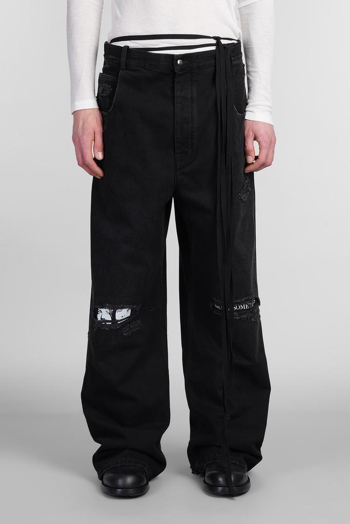 Ann Demeulemeester Olan 5 Pocket Distressed High-Comfort Jeans