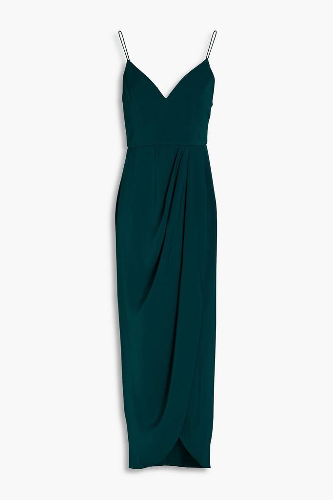 Shona Joy Draped satin midi dress