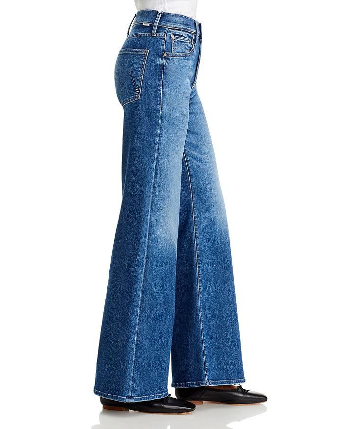 MOTHER The Tomcat Roller Sneak High Rise Wide Leg Jeans in Sixth Sense 4