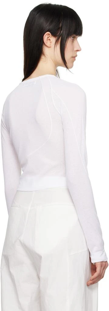Hyein Seo White Helix Long Sleeve T-shirt 3