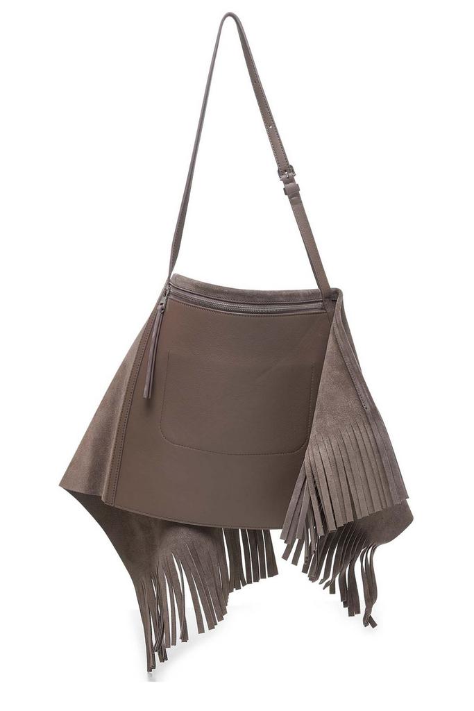 JW Anderson Jw Anderson Fringe Detailed Shoulder Bag