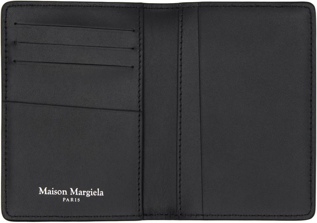 MAISON MARGIELA Black Four Stitches Card Holder 3