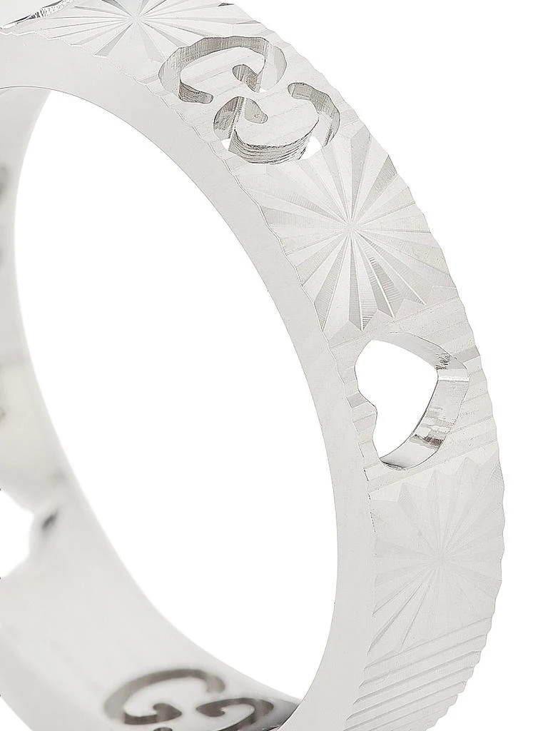 Gucci Icon 18K White Gold Star Ring 4