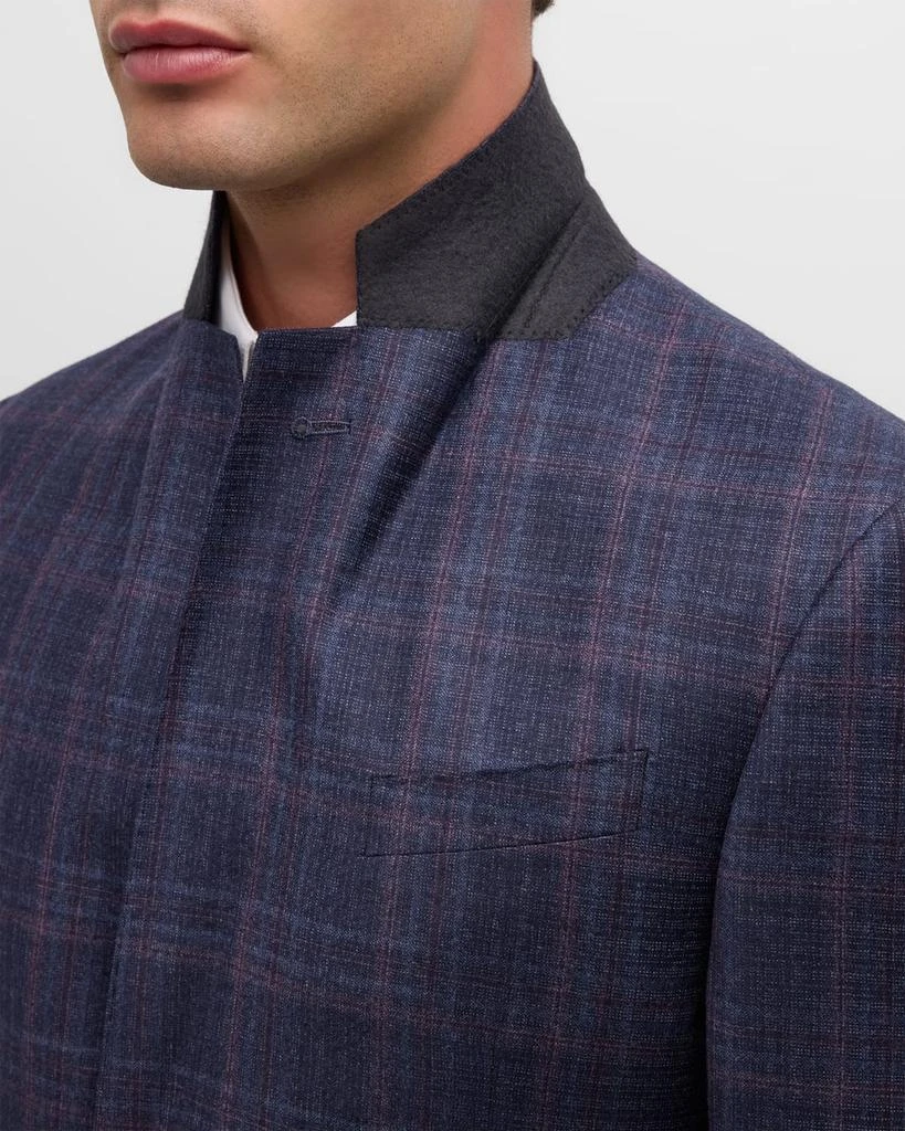 Emporio Armani Men's Plaid Sport Coat 6