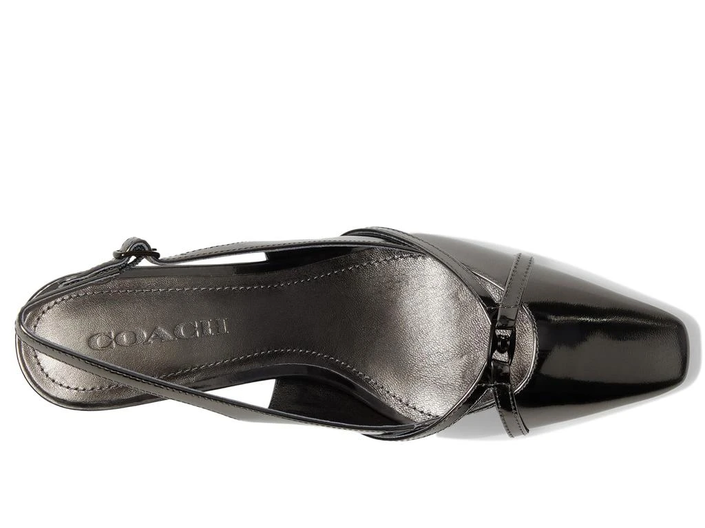 Coach Rowyn Metallic Leather Slingback 2