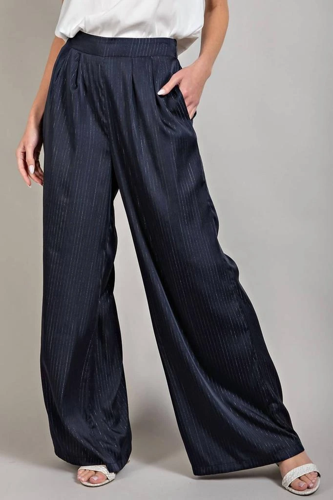ee:some Ee:Some - Wide Pintuck Pants 1