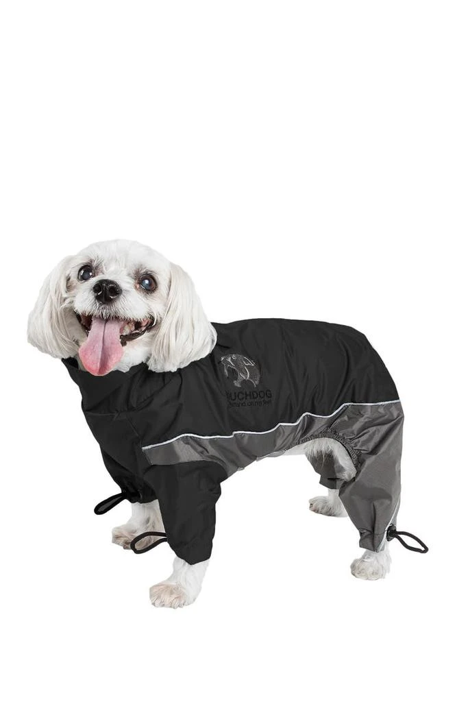 TOUCHDOG Quantum-Ice Full-Bodied Adjustable and 3M Reflective Dog Jacket w/ Blackshark Technology - XLarge