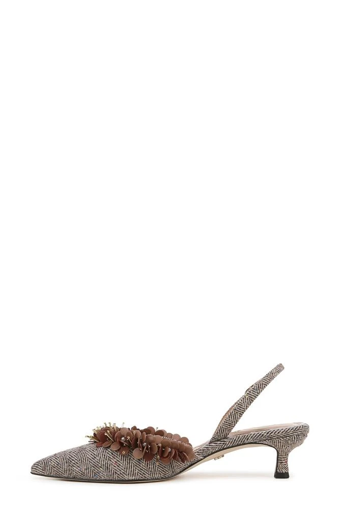Sam Edelman Trent Slingback Pointed Toe Kitten Heel Pump 8