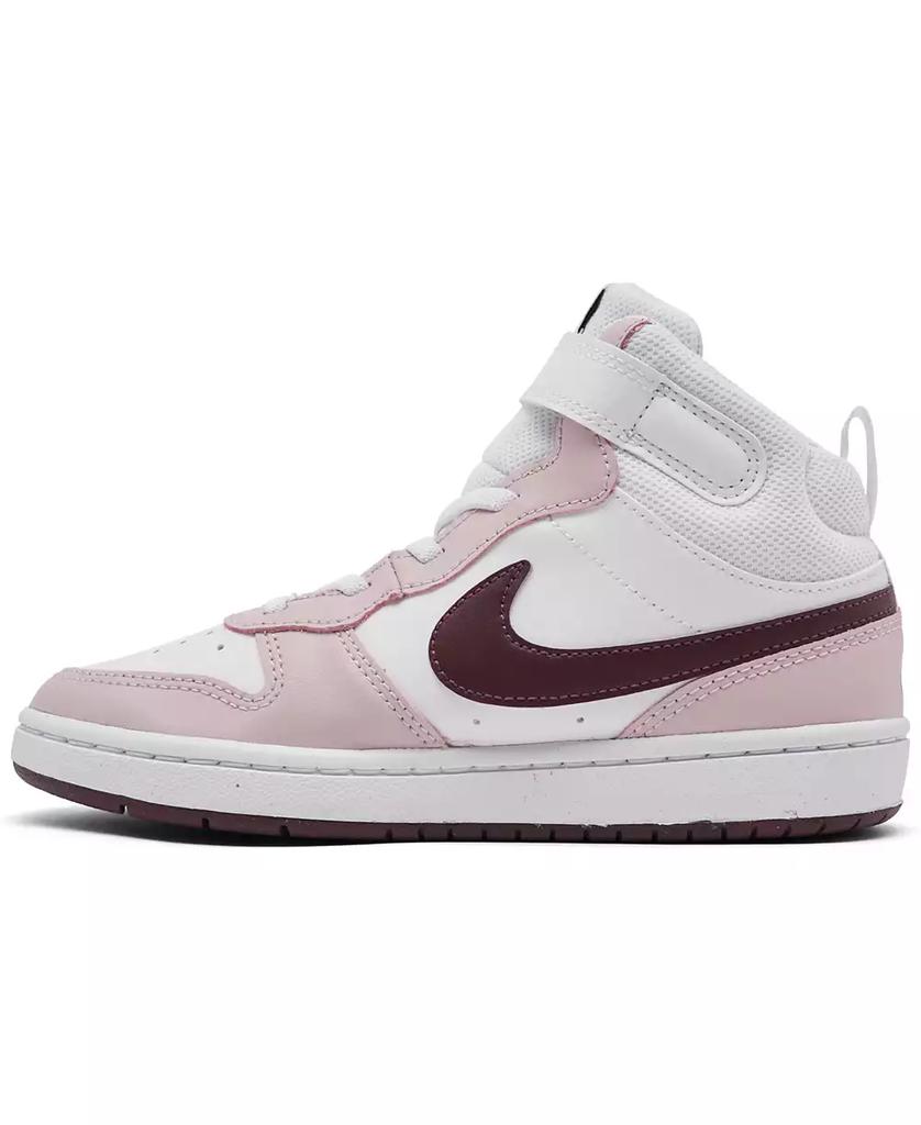 NIKE Little Girls Court Borough Mid 2 Stay-Put Closure Casual Sneakers from Finish Line