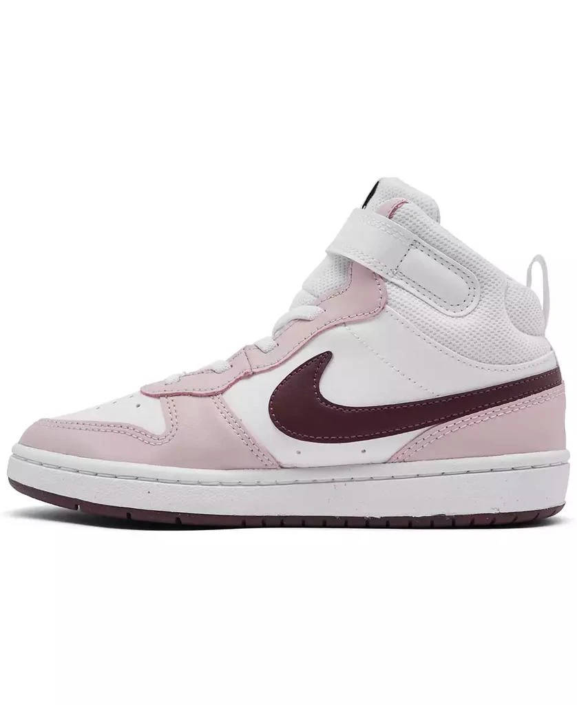 Nike Little Girls Court Borough Mid 2 Stay-Put Closure Casual Sneakers from Finish Line 2