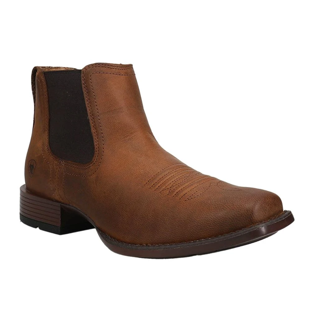 Ariat Booker Ultra Embroidered Square Toe Chelsea Boots 2