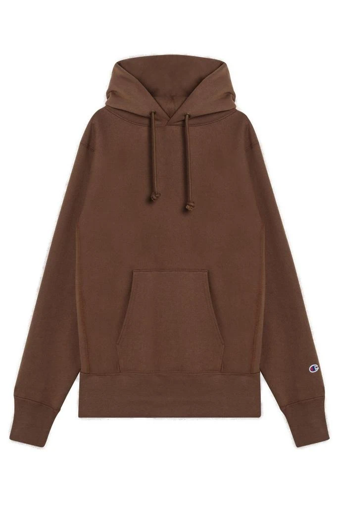 CHAMPION Champion Logo Embroidered Drawstring Hoodie 1