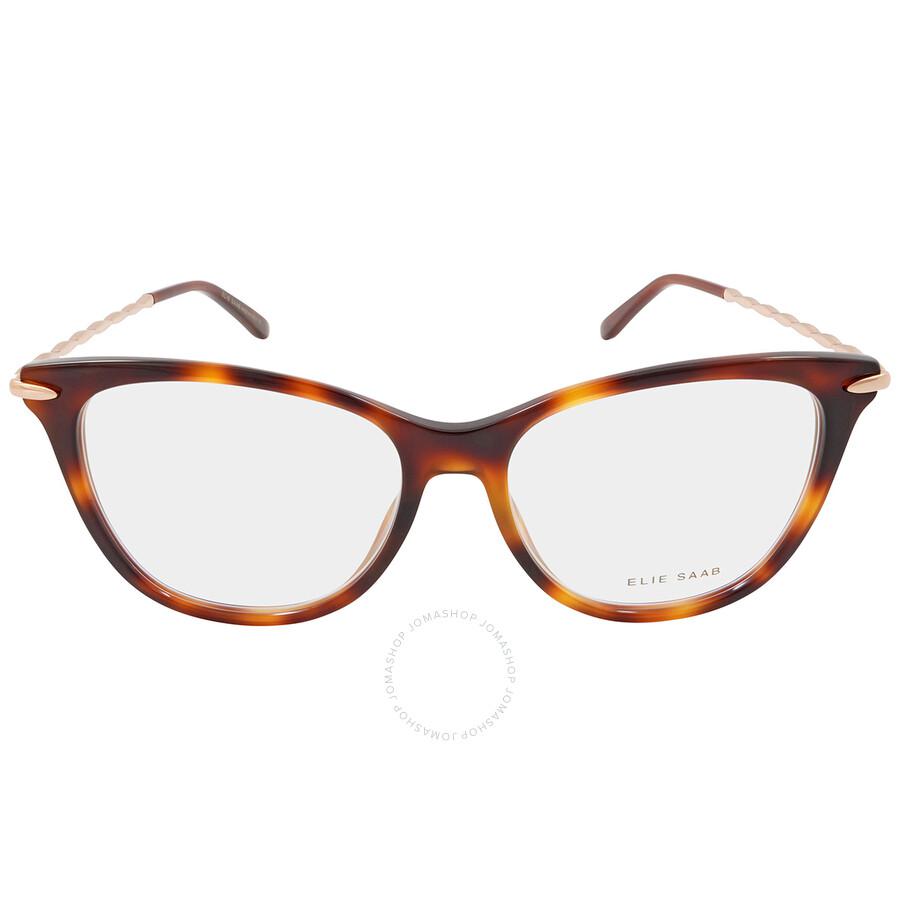 Elie Saab Demo Cat Eye Ladies Eyeglasses ES 071 086 53