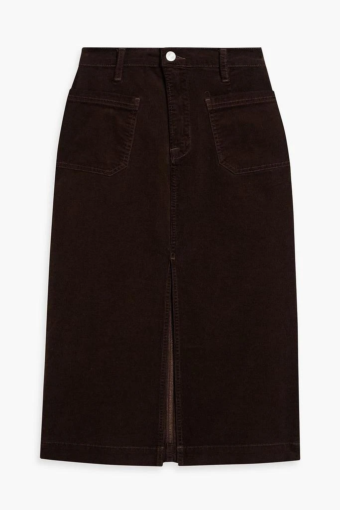 FRAME Cotton-blend corduroy skirt 1