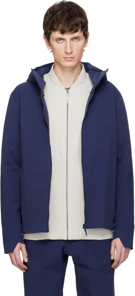 Veilance Navy Isogon MX Hoody Jacket