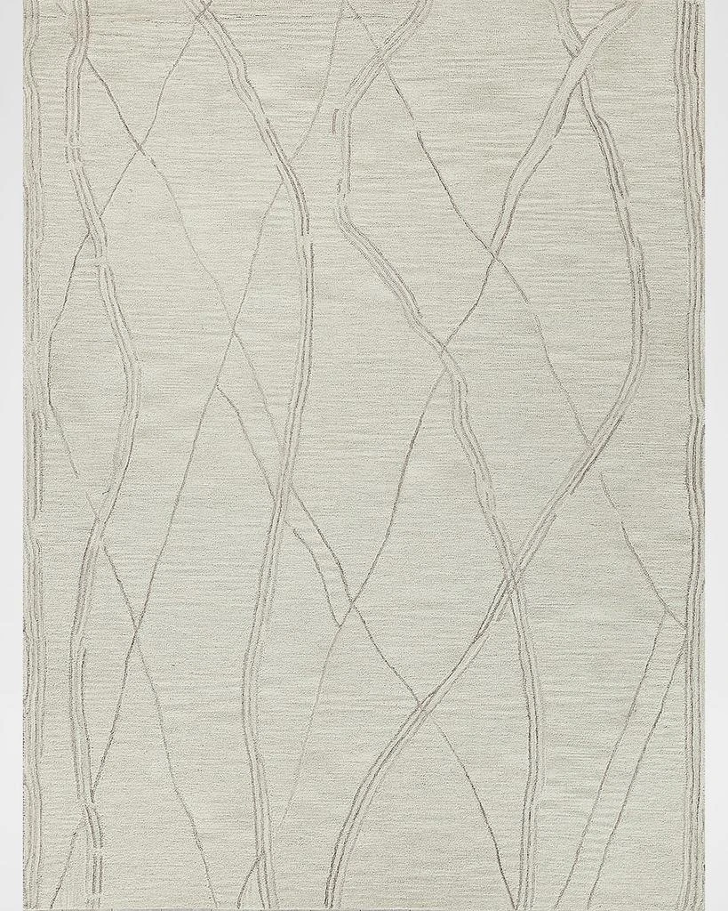 Exquisite Rugs Tangiers Hand-Tufted Ivory/Beige Rug, 9' x 12' 1