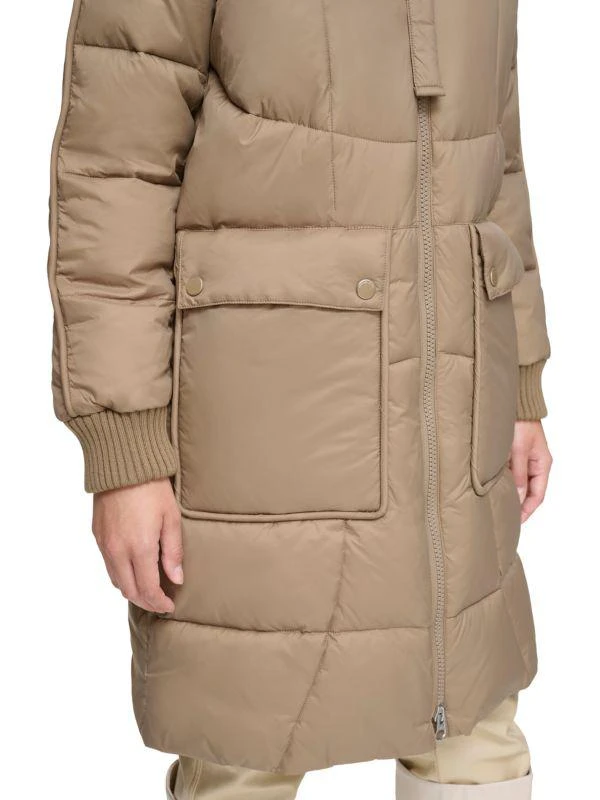 Andrew Marc Pavia Quilted Faux Down Hooded Puffer Jacket 5