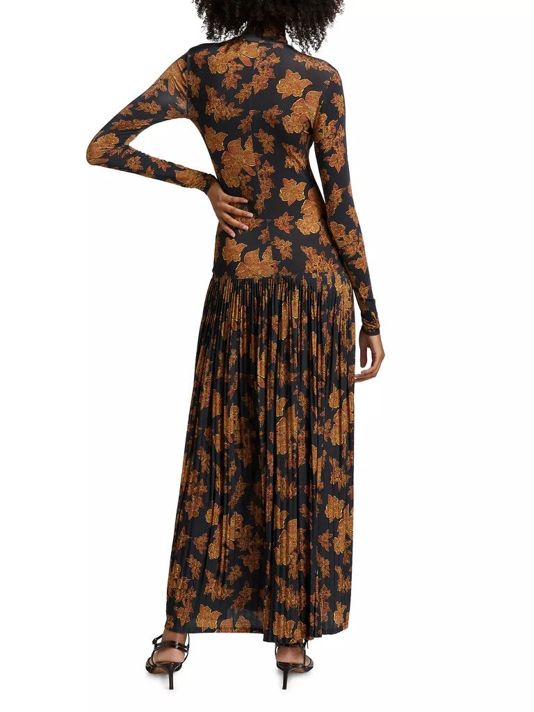 Ulla Johnson Amaya Floral Turtleneck Maxi Dress 5