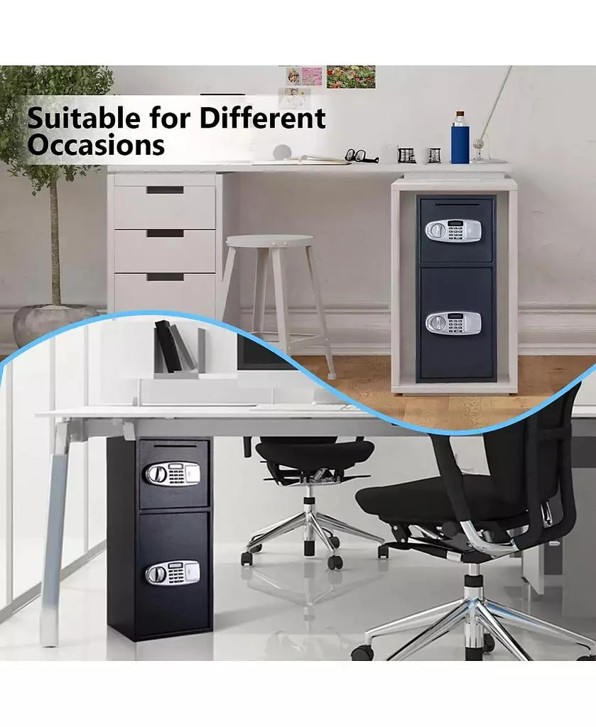 SUGIFT 2 Doors Digital Safe Box 10