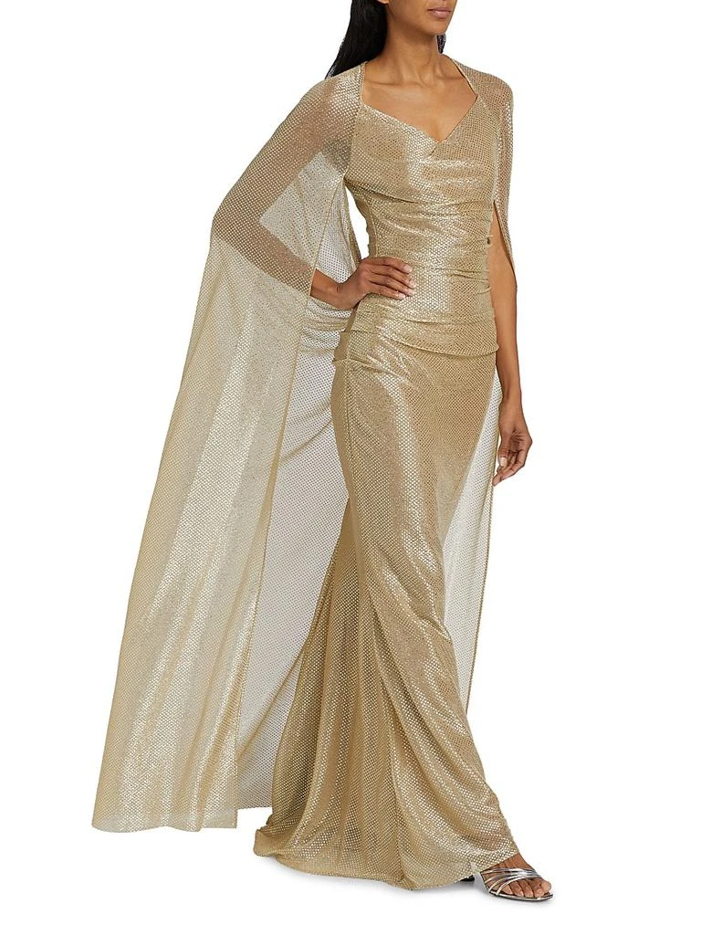 Shop Metallic Voile Cape Body-Con Gown on Sale at BeyondStyle  Get 77% Off  Metallic Voile Cape Body-Con Gown with Limited-Time Flash Deals, Exclusive  Discounts, and Special Offers. Enjoy Unbeatable Savings on