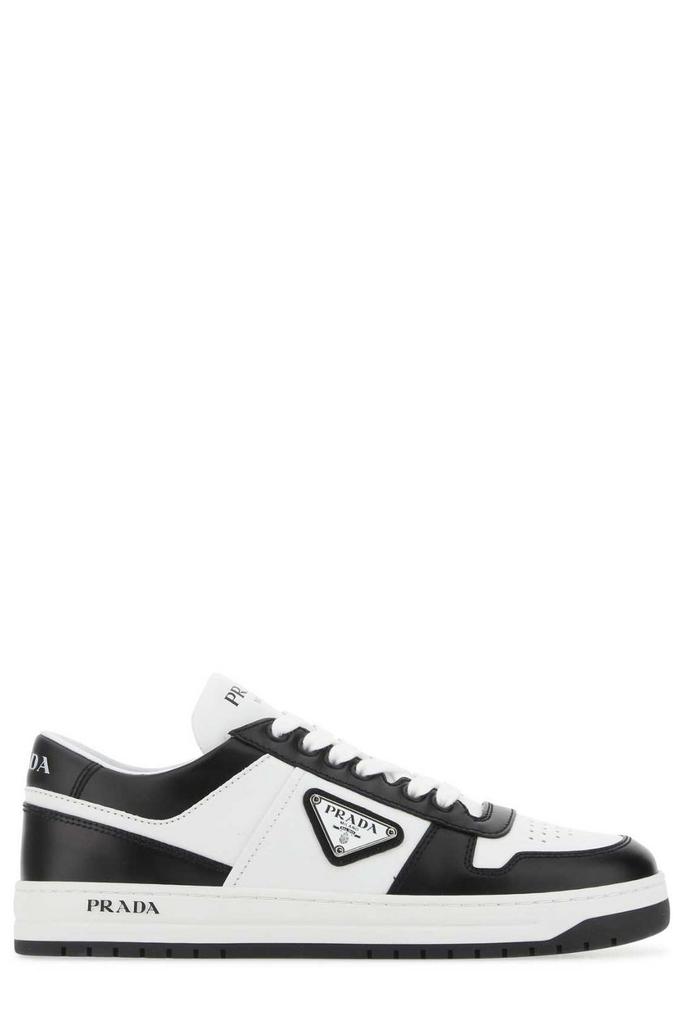 Prada Prada Downtown Two-Toned Low-Top Sneakers