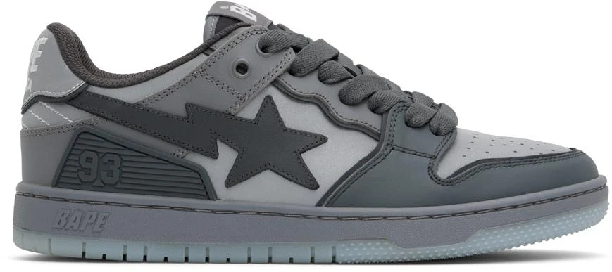 Bape Gray SK8 STA #5 Sneakers 1