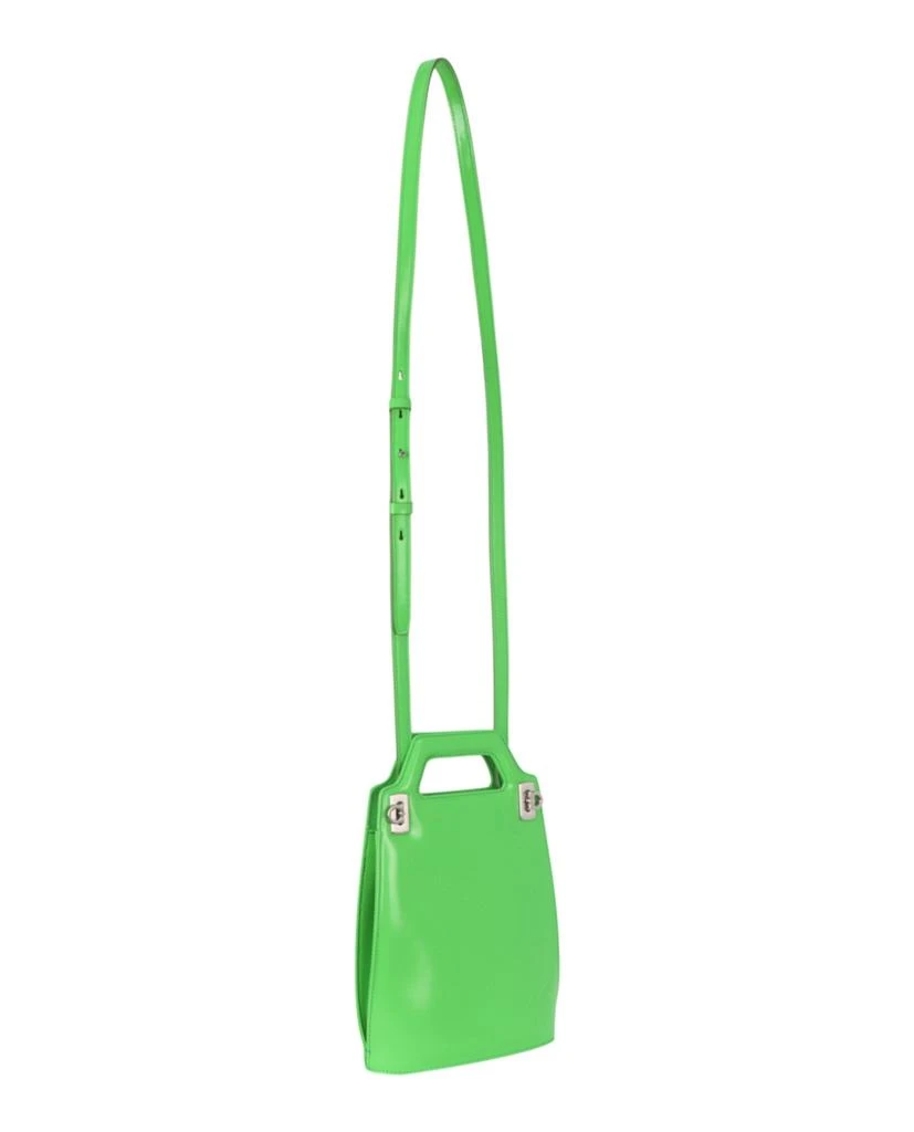 Salvatore Ferragamo Micro Wanda Patent Leather Shoulder Bag 4