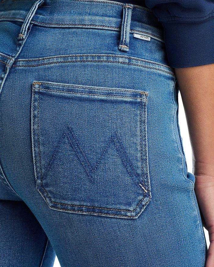 MOTHER Lil Roller High Rise Patch Pocket Wide Leg Jeans in Piece By Piece 5