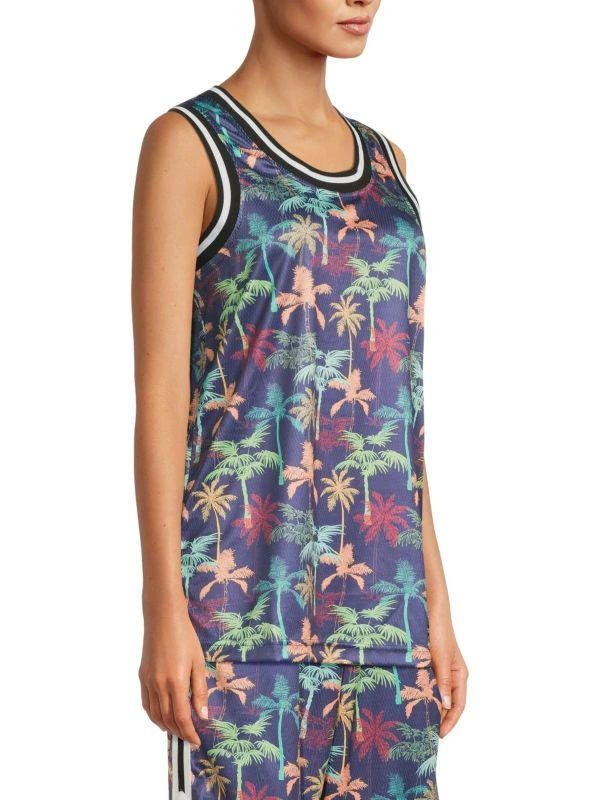 WeSC ​Palm Tree Mesh Basketball Tank 4
