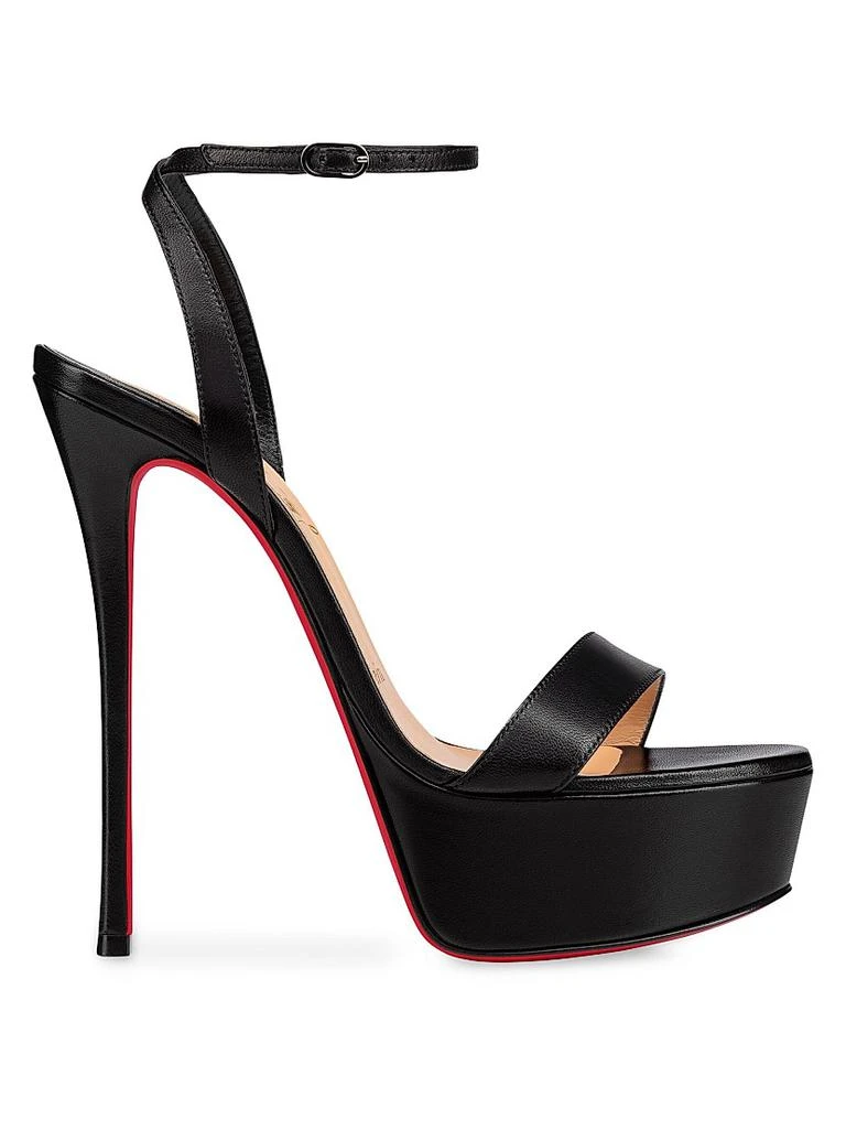 Christian Louboutin Loubi Queen Alta 150MM Leather Platform Sandals 1