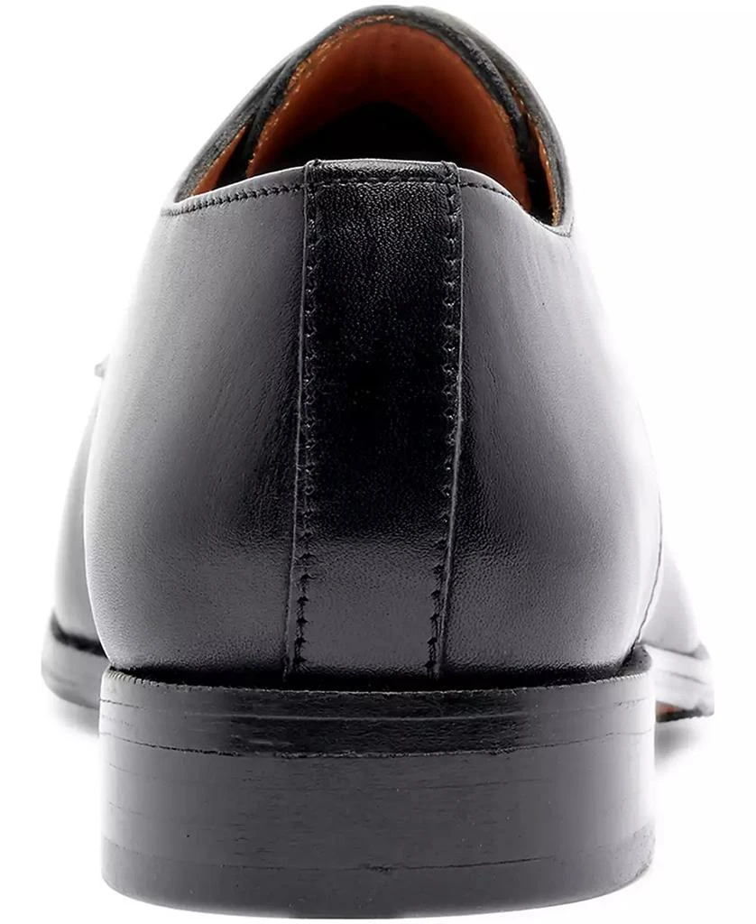 Carlos Santana Mens Power Print Lace-up Oxford Leather Black Dress Shoes 7D Carlos by Carlos Santana Power Print Men main image 3