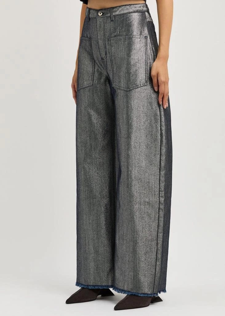 Marques Almeida Metallic wide-leg jeans 2