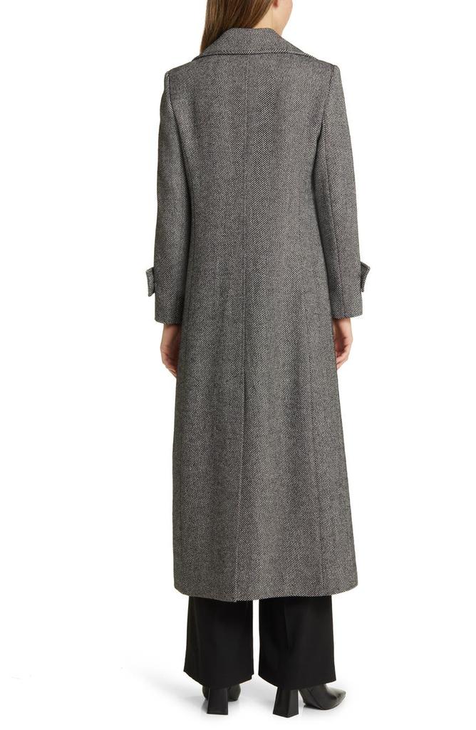 Sam Edelman top Herringbone Wool-Blend Coat