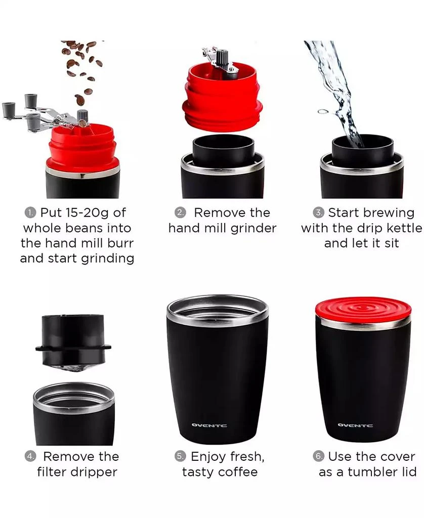 OVENTE Manual Coffee Grinder 5