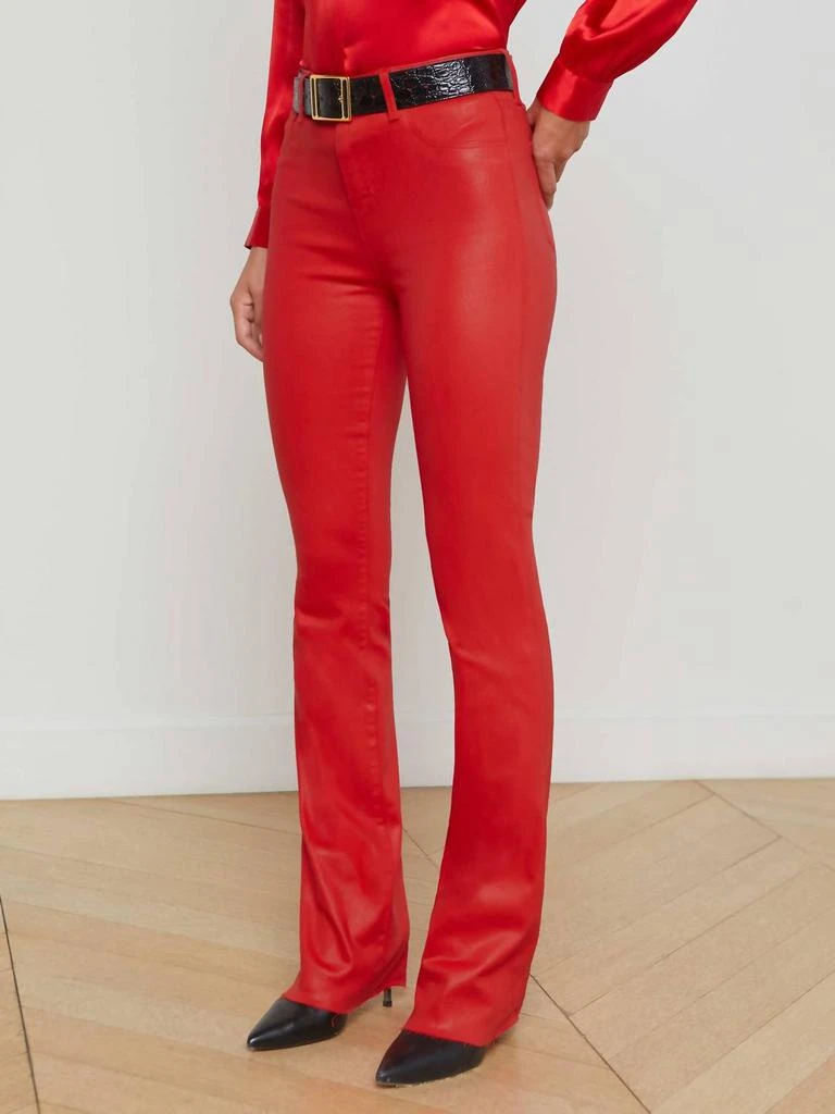 L'Agence L'Agence - Ruth High Rise Straight Raw Hem Jean 3