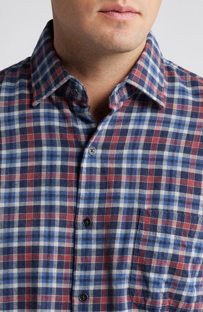 Peter Millar Gander Plaid Twill Sport Shirt