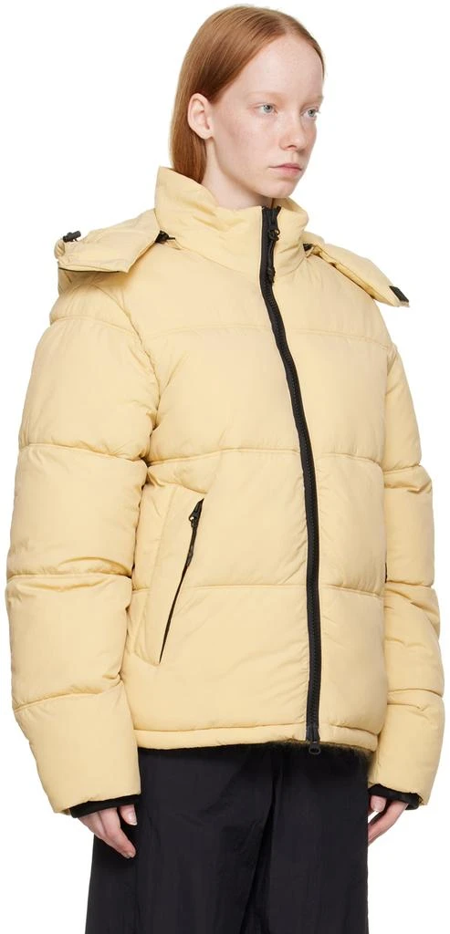 The Very Warm Beige Hooded Puffer Jacket 2
