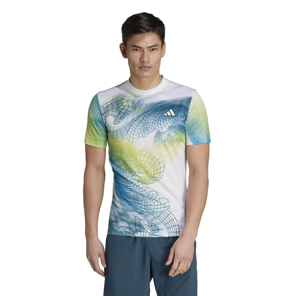 Adidas Tennis US Series Printed Freelift T-Shirt 1