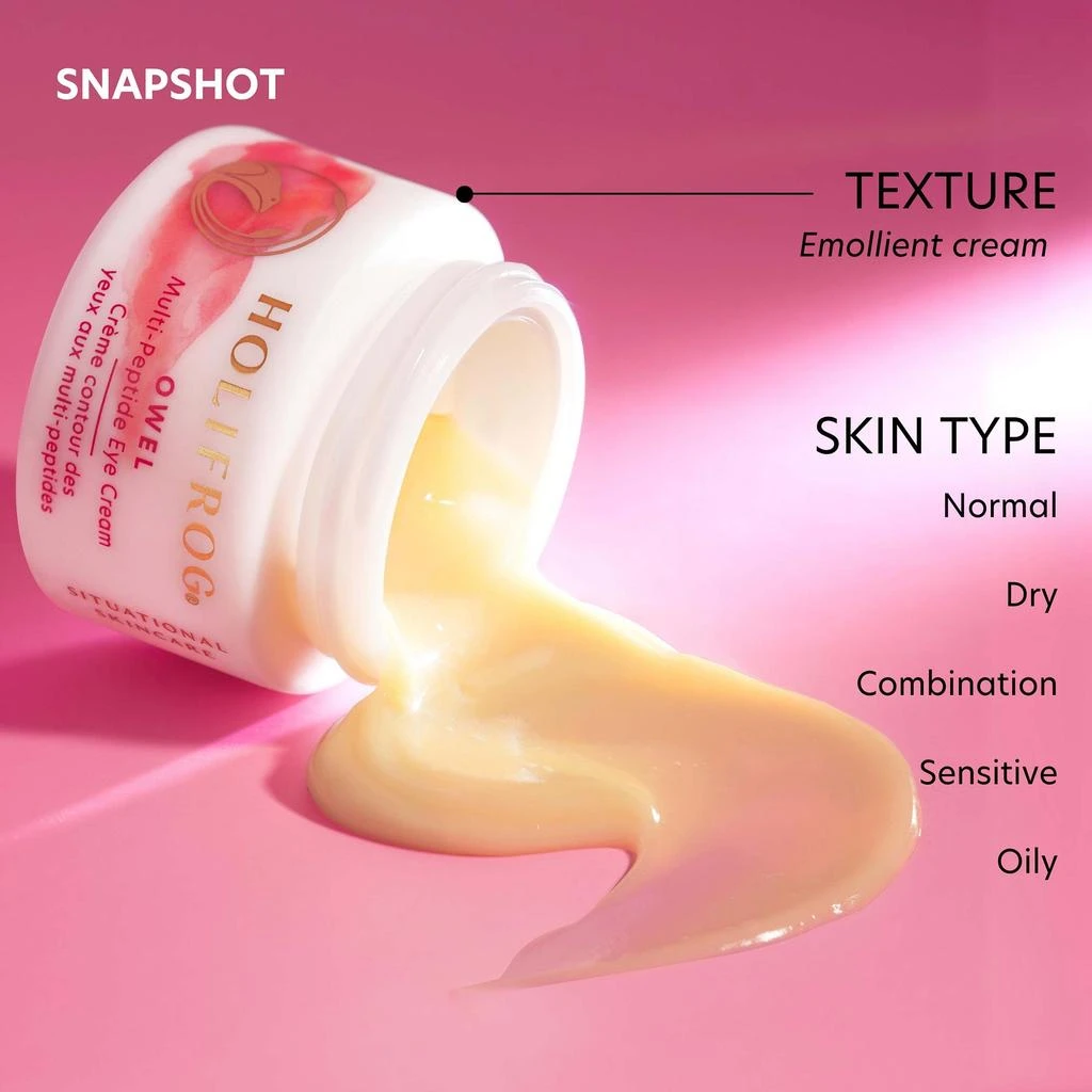 HoliFrog HoliFrog Owel Multi-Peptide Eye Cream 0.5 fl. oz 2