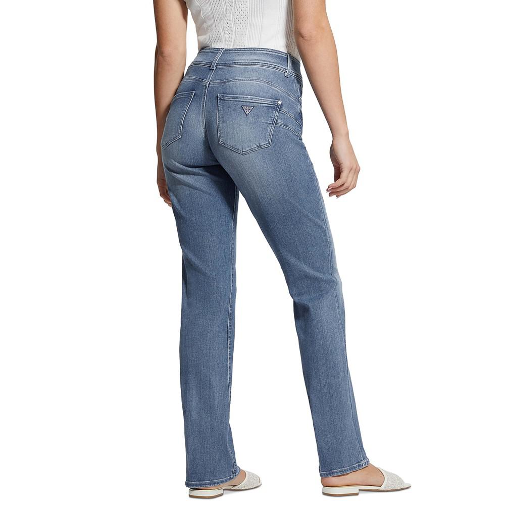 GUESS Women's Shape Up Straight-Leg Jeans