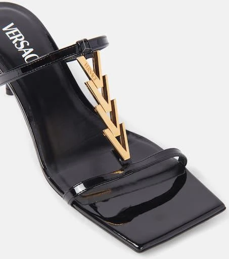 Versace 40 patent leather sandals 5