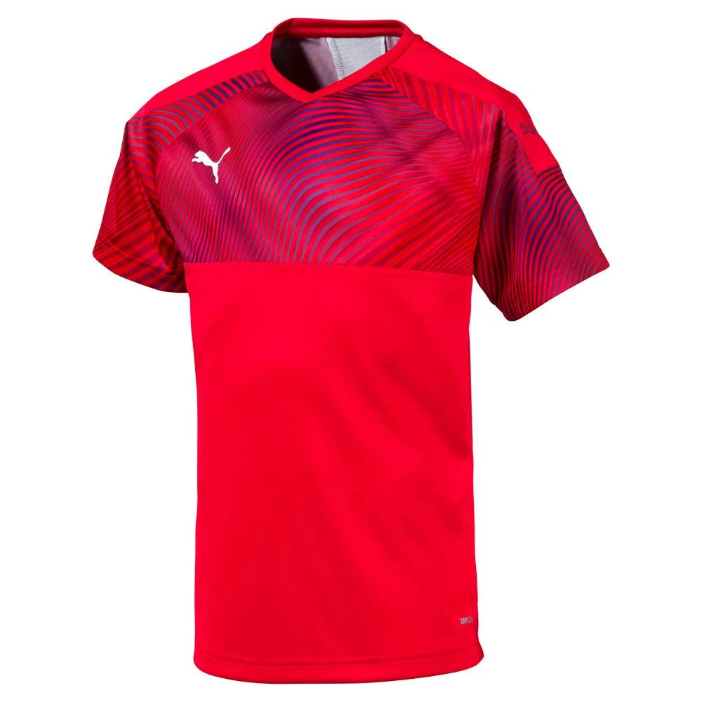 Puma Cup V Neck Short Sleeve Soccer Jersey (Youth) 1