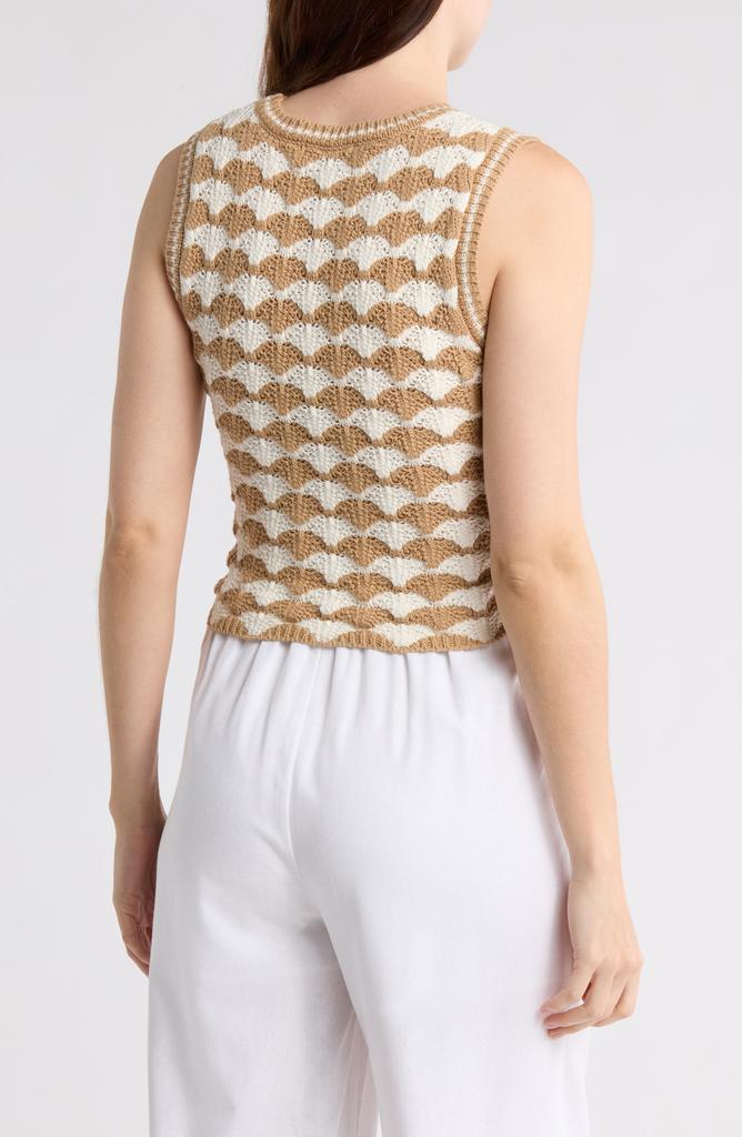 Blu Pepper Scallop Knit Top