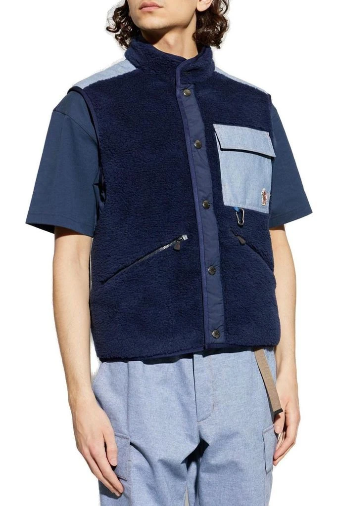 Moncler Moncler Grenoble Logo-Patch Button-Up Gilet 2