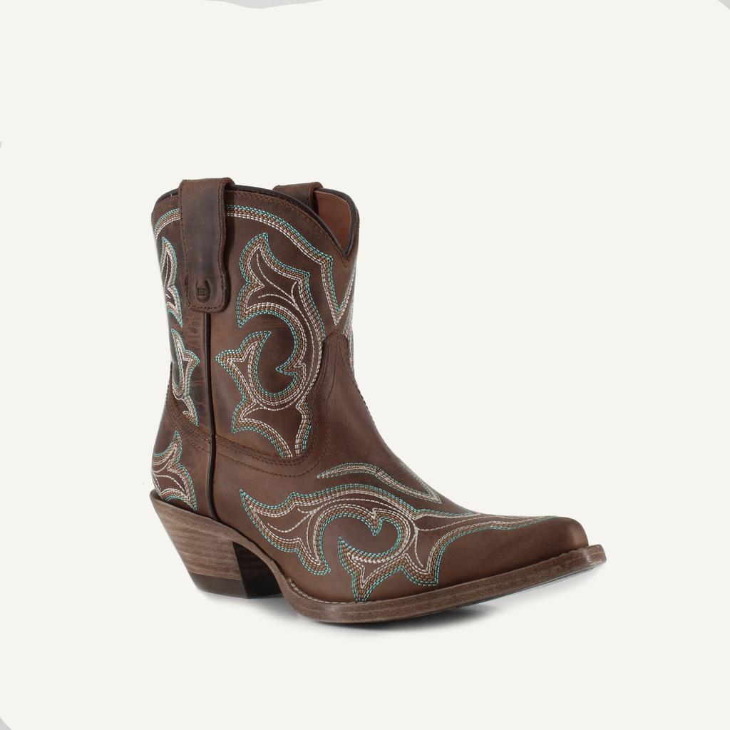 Buck & Brana Regina Leather Cowgirl Boots - Classic Western Elegance & Comfort By  reg