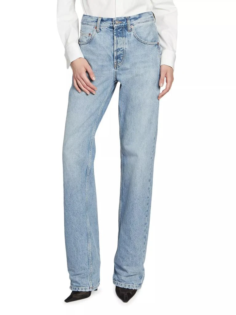 Yves Saint Laurent Long Baggy Jeans in Denim 4